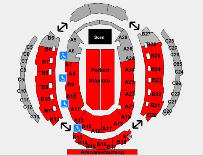 Seat map