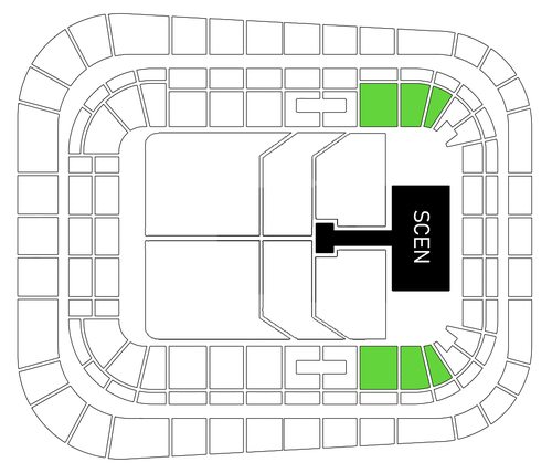 Sittplats läktare A