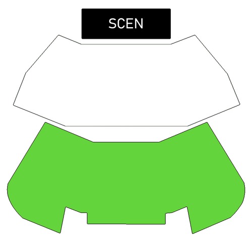 Sittplats läktare övre