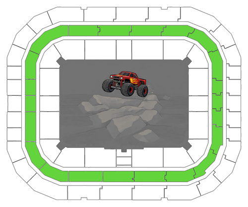 Sittplats läktare 2